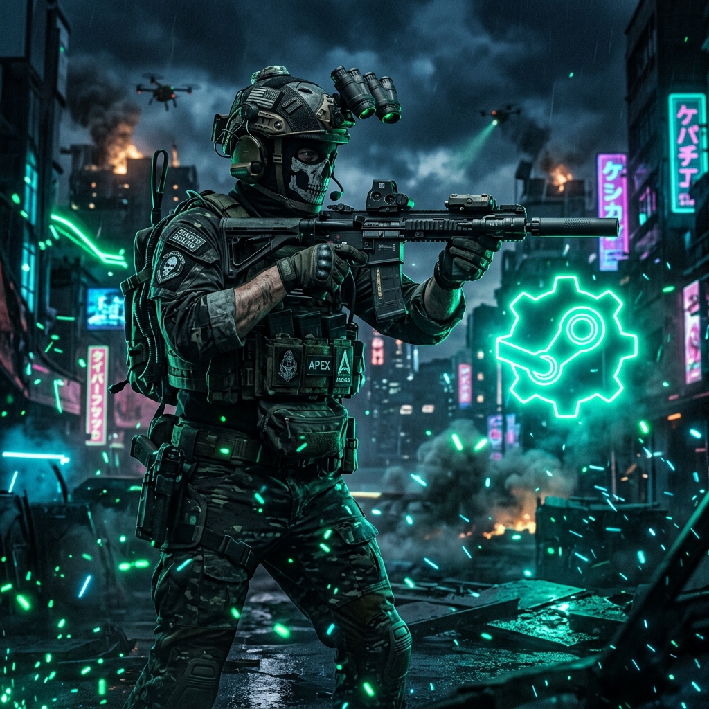 Gaming Soldier Character